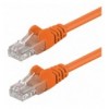 Cavo di rete Patch in Rame Cat. 6 Arancione UTP 1 mt ICOC U6-6U-010-OR