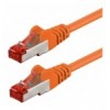 Cavo di rete Patch in rame Cat. 6 Arancione SFTP LSZH 0,25m
