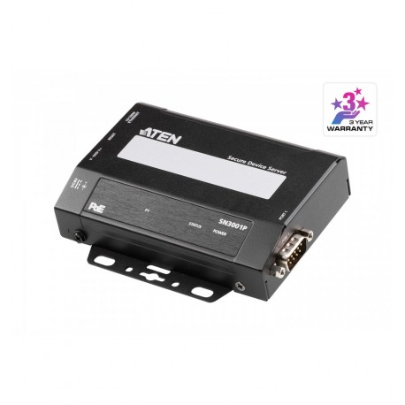 Secure Device Server RS-232 a 1 porta con PoE