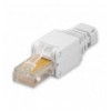  Plug Cat. 5/6 RJ45 Toolless con Copriconnettore