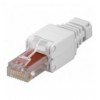 Plug Cat.6 RJ45 Toolless con Copriconnettore IWP-8P8C-TLU6