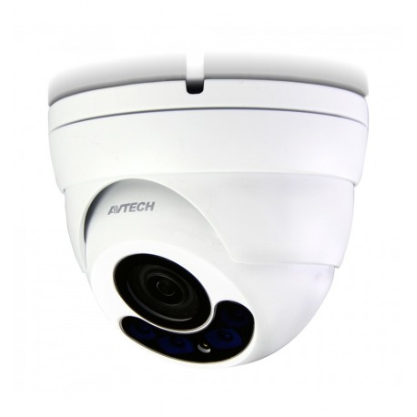 Telecamera IP Dome H.265 IR da 2 MP da Soffitto Starlight Obiettivo Motorizzato