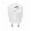 Caricabatterie GaN USB-A e USB-C™ Power Delivery 30W Ricarica Rapida Bianco