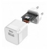 Caricabatterie GaN USB-A e USB-C™ Power Delivery 30W Ricarica Rapida Bianco