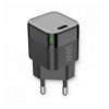 Caricabatterie GaN USB-C™ Power Delivery 30W Ricarica Rapida Nero IPW-USB-30WBK