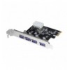Scheda PCI Express a 4 porte USB 3.0 tipo A Femmina ICC X-PCI-USB34D