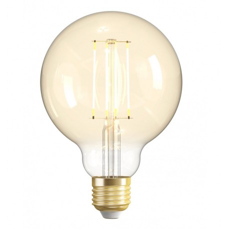 Lampadina Intelligente Globo E27 Ambra Calda 4
