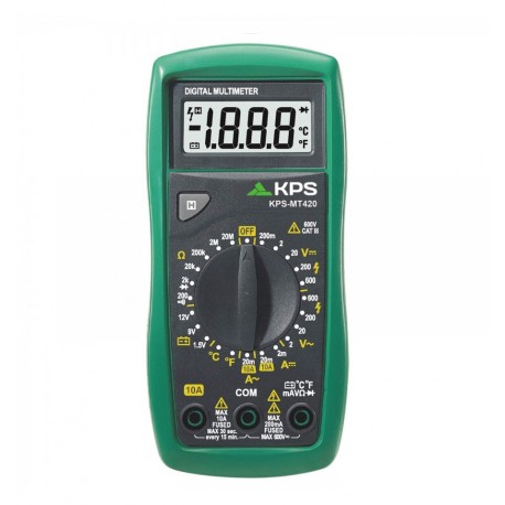 Multimetro Digitale Compatto 2000 counts KPS-MT420 I-KPS-MT420