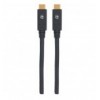 Cavo USB 3.2 Gen 1 SuperSpeed USB-C™ Maschio/Maschio 2m Nero