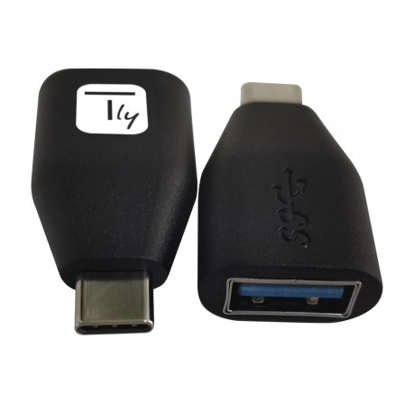 Adattatore Convertitore USB-C™ Maschio a USB-A Femmina OTG Nero IADAP-USB30-CMAFTY