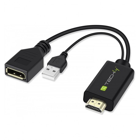 Adattatore Convertitore da HDMI™ a Displayport con USB 4K 30Hz ICOC HDMI-DP12A