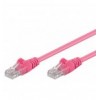 Cavo di rete Patch CCA Cat. 5e Rosa UTP 2m