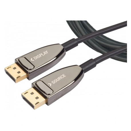 Cavo Ottico Attivo DisplayPort 1.4 AOC 8K@60Hz 32.4 Gbps Connettori a Scatto 10m ICOC DSP-HY-010