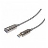 Cavo Ottico Attivo USB 3.0 SuperSpeed AOC USB A M/F 20m Nero