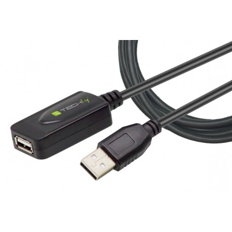 Cavo Prolunga Attivo Extender USB Hi Speed Estensore di Segnale 20m Nero IUSB-REP220TY3