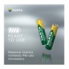 Blister 2 Batterie Ricaricabili Mini Stilo AAA 800 mAh