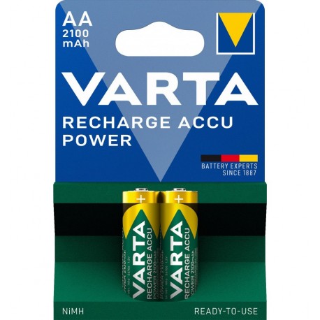 Blister 2 Batterie Ricaricabili Stilo AA 2100 mAh IBT-KVR-LR06-221