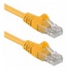 Cavo di rete Patch in Rame Cat. 6 Giallo UTP 1 mt ICOC U6-6U-010-YE