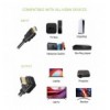 Cavo HDMI High Speed con Ethernet A/A M/M Angolato 1 m Nero ICOC HDMI-LE-010