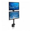 Supporto da Scrivania per 2 Monitor 13-27'' con Morsetto