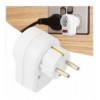 Adattatore con Presa Schuko CEE 7/4 con Interruttore Bianco IUPS-PCP-DIS