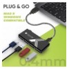 Mini Hub USB Hi Speed 4 Porte Nero IUSB2-HUB4-BKTY