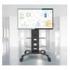 Supporto a Pavimento con 2 Mensole Trolley TV LCD/LED/Plasma 32-70'' ICA-TR8