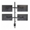 Supporto da scrivania per 4 Monitor 13-27'' con morsetto ICA-LCD 382-Q