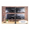 Supporto da scrivania per 4 Monitor 13-27'' con morsetto ICA-LCD 382-Q