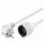 Cavo Alimentazione Schuko Maschio Angolato / Femmina 5m Bianco