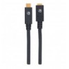 Cavo USB 3.2 Gen 1 SuperSpeed USB-C™ Maschio/USB-C™ Femmina 1m Nero ICOC MUSB32-CMCF10M