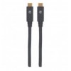 Cavo USB 3.2 Gen 1 SuperSpeed USB-C™ Maschio/USB-C™ Maschio 0,5m Nero ICOC MUSB32-CMCM05M
