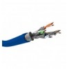  Matassa S/FTP Cavo Cat.7A+ Rame 100m Rigido PIMF B2ca Blu