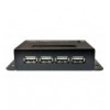 Extender USB su Cavo Cat.5/5e/6 fino a 50m con Hub 4 Porte