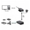 Extender USB su Cavo Cat.5/5e/6 fino a 50m con Hub 4 Porte