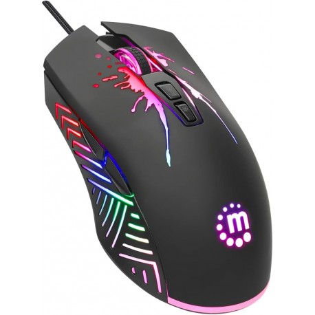 Mouse ottico Gaming LED RGB con cavo USB ICMG220