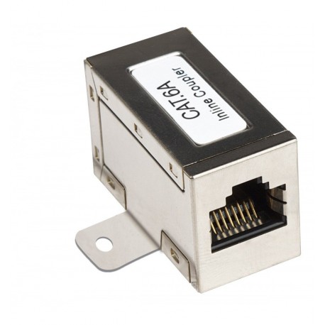 Adattatore Modulare RJ45 STP Cat.6A con Flange di Fissaggio IWP-MD F/F-C6A-W