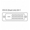 Cavo Monitor DVI Digitale M/M Dual Link 1,8 m (DVI-D)