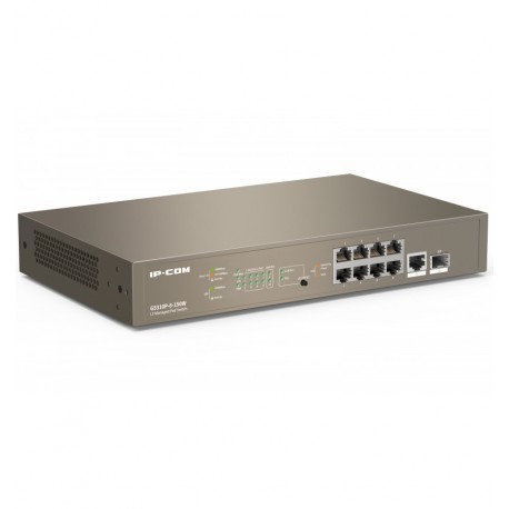 Switch Managed Ethernet Layer 3 Cloud PoE 9p Gigabit 1 SFP 130W ICIP-G5310P-8