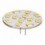 Faretto Led a Disco 12LED SMD G4 5050 2W 230lm Bianco Caldo, Classe E