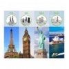 Adattatore da Viaggio Universale 150 Paesi 3 porte USB tipo A Bianco