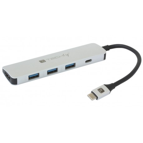Hub USB-C™ SuperSpeed 3 Porte USB3.0 con HDMI 4K e PD IADAP USB31-DOCK4