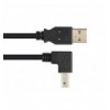 Cavo USB 2.0 A maschio/B maschio angolato 3 m ICOC U-AB-30-ANG
