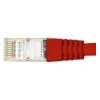 Cavo di rete Patch in CCA Schermato Cat. 6 Rosso F/UTP 10 m Bulk ICOC CCA6F-100-RE