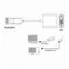 Adattatore DisplayPort 1.2 Maschio / DVI Femmina 15cm Bianco IADAP DP-DVIF2