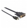 Cavo Video da HDMI™ a DVI-D M/M 1,8 m ICOC HDMI-D-018