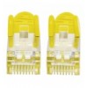 Cavo di rete Patch in rame Cat. 6A Giallo SFTP LSZH 0,25m ICOC LS6A-0025-YE