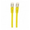 Cavo di rete Patch in rame Cat. 6A Giallo SFTP LSZH 0,25m ICOC LS6A-0025-YE