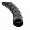 Guaina Raccoglicavi Diametro 25mm a Spirale 20m Nero ISWT-CAN2-BK20