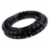 Guaina Raccoglicavi Diametro 25mm a Spirale 20m Nero ISWT-CAN2-BK20